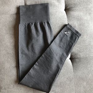 Gymshark Vital Seamless Leggings Black Marl (M)